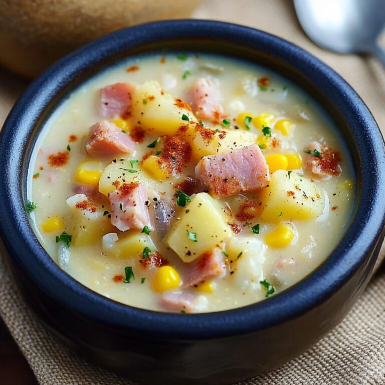 Hearty Ham And Potato Corn Chowder Recipe