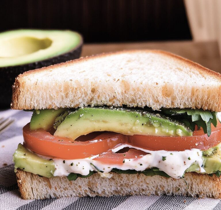 Mouthwatering Tomato Avocado Sandwich Recipe