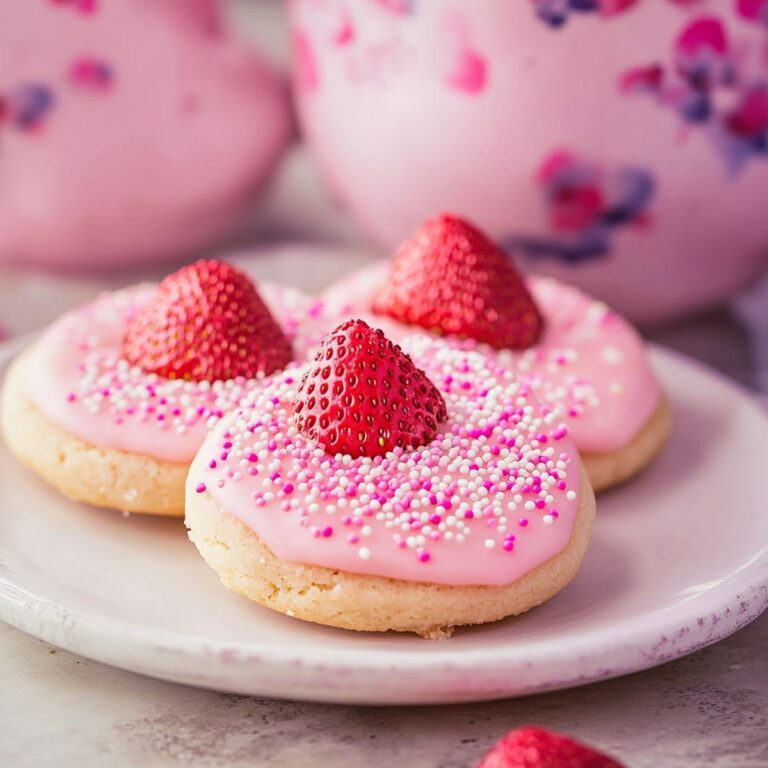 Strawberry Kiss Cookies Recipe