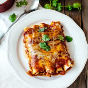 Mouthwatering Chicken Enchiladas With Homemade Red Enchilada Sauce Recipe
