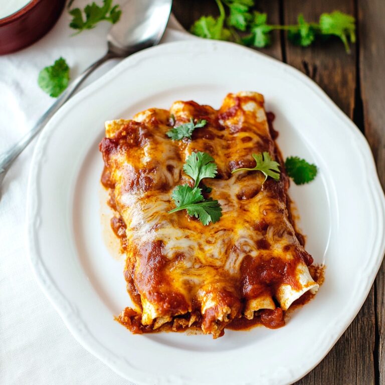 Mouthwatering Chicken Enchiladas With Homemade Red Enchilada Sauce Recipe