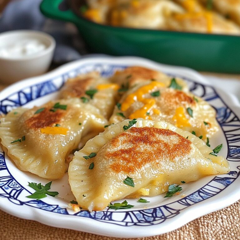 Hearty Loaded Baked Potato Pierogi Recipe