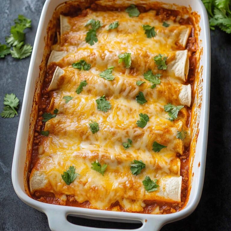Hearty Ground Beef Enchiladas Recipe