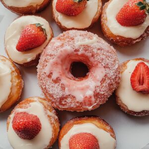 Strawberry Vanilla Bean Cronut Recipe