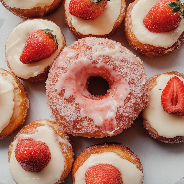 Strawberry Vanilla Bean Cronut Recipe