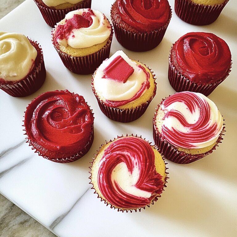 Red Velvet Marble Cupcakes Recipe