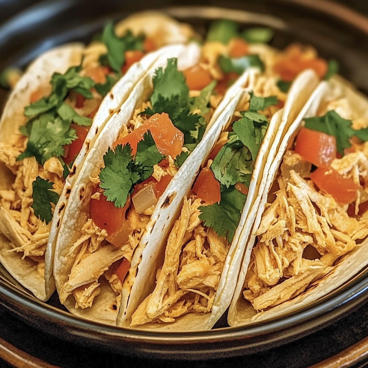 Slow Cooker Cool Ranch Chicken Tacos Recipe