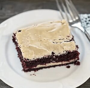 Luscious Red Velvet Gooey Butter Cake Recipe