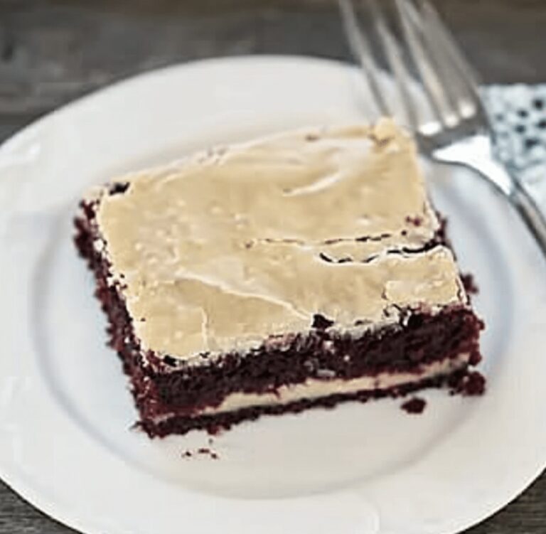 Luscious Red Velvet Gooey Butter Cake Recipe