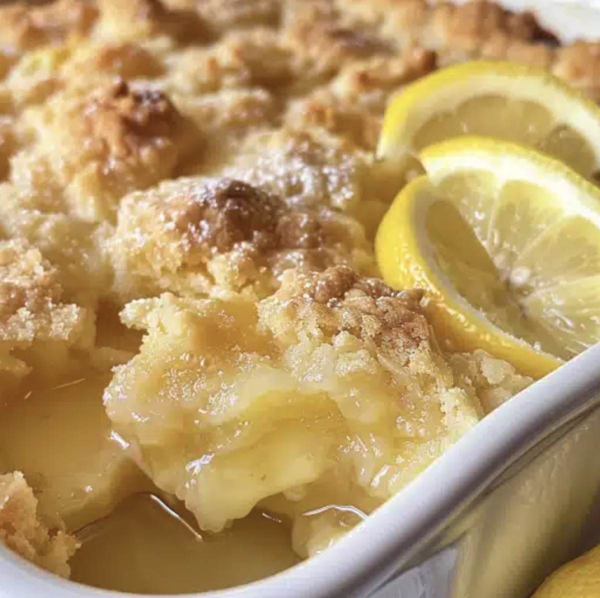 Tangy Lemon Cobbler Recipe