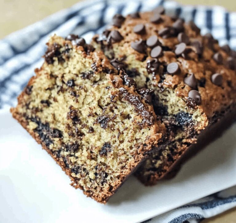 Moist Chocolate Chip Banana Bread Recipe