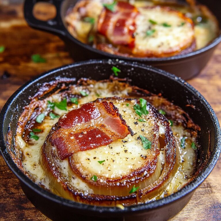Crispy Asiago Bacon Wrapped Roasted Onions Recipe