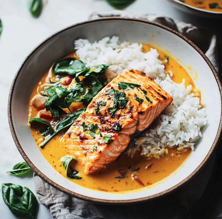 Spicy Coconut Salmon Curry Recipe