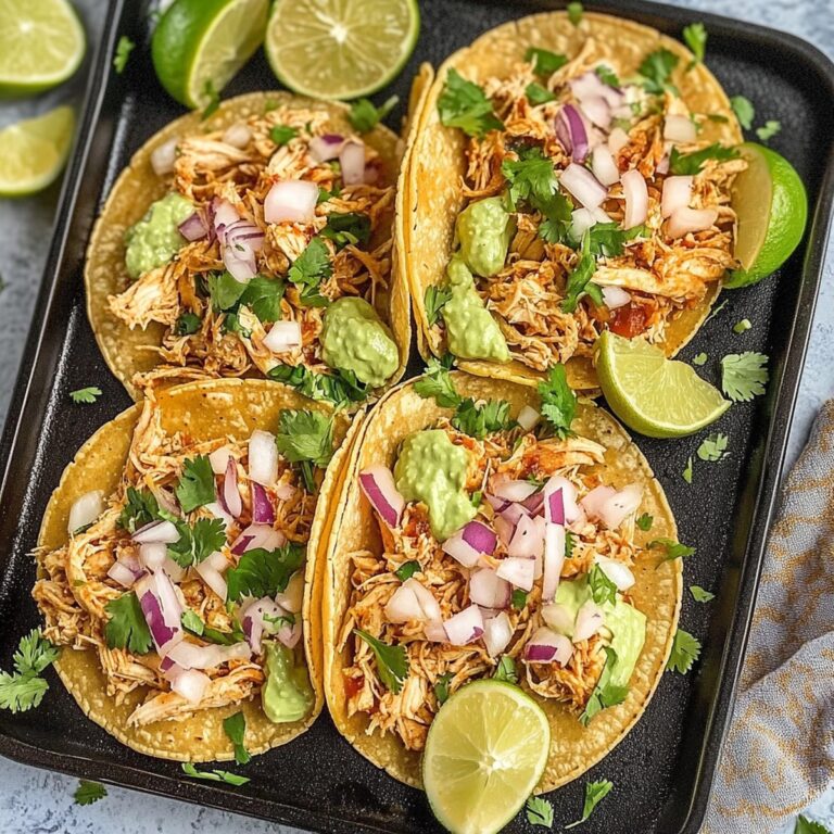 Mouthwatering Crockpot Chicken Tacos Recipe