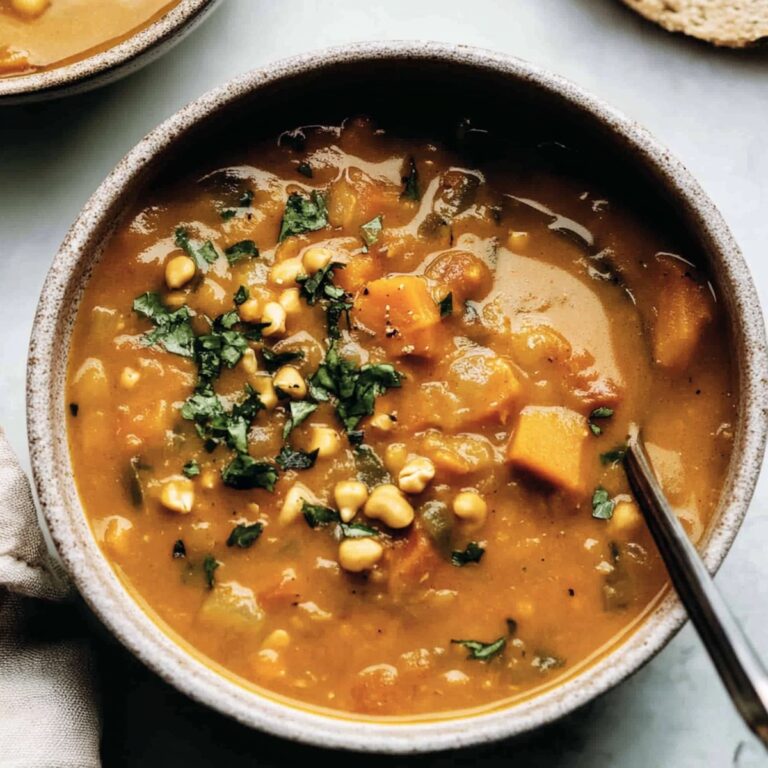 Hearty Peanut Soup With Sweet Potato Recipe
