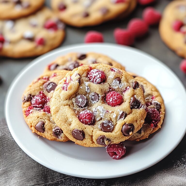 Raspberry Chocolate Chip Cookies Recipe