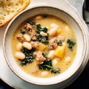Hearty Sausage, Kale, And White Bean Soup Recipe
