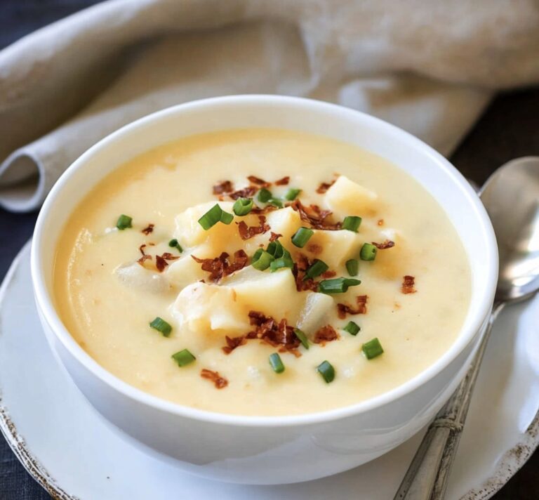 Hearty Crock Pot Cheesy Potato Soup Recipe