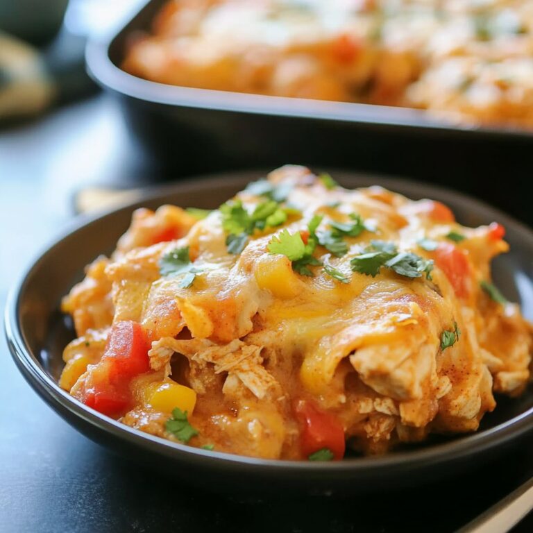 Cheesy Chicken Enchilada Bake Recipe