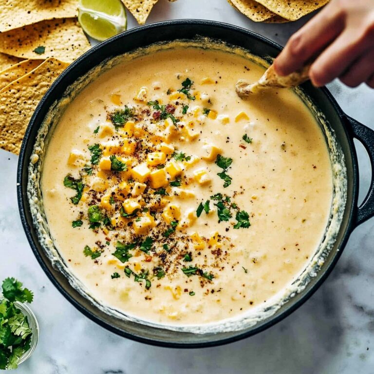 Cheesy Elote Queso Recipe