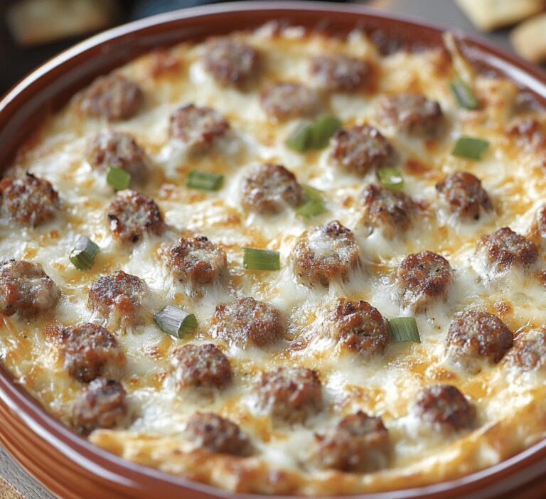 Hot Sausage Beer Cheese Dip Recipe
