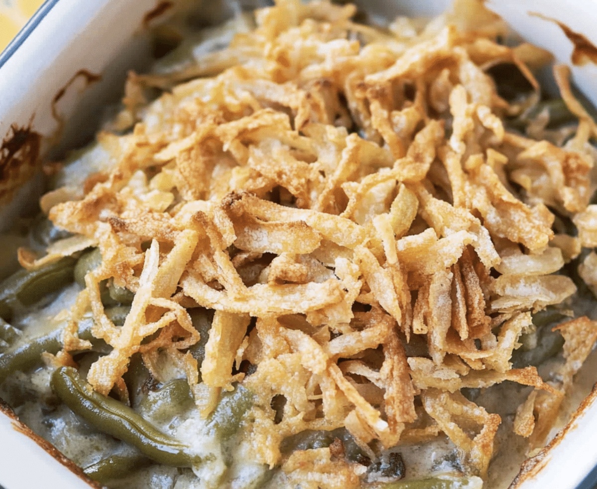 Crispy Green Bean Casserole Recipe