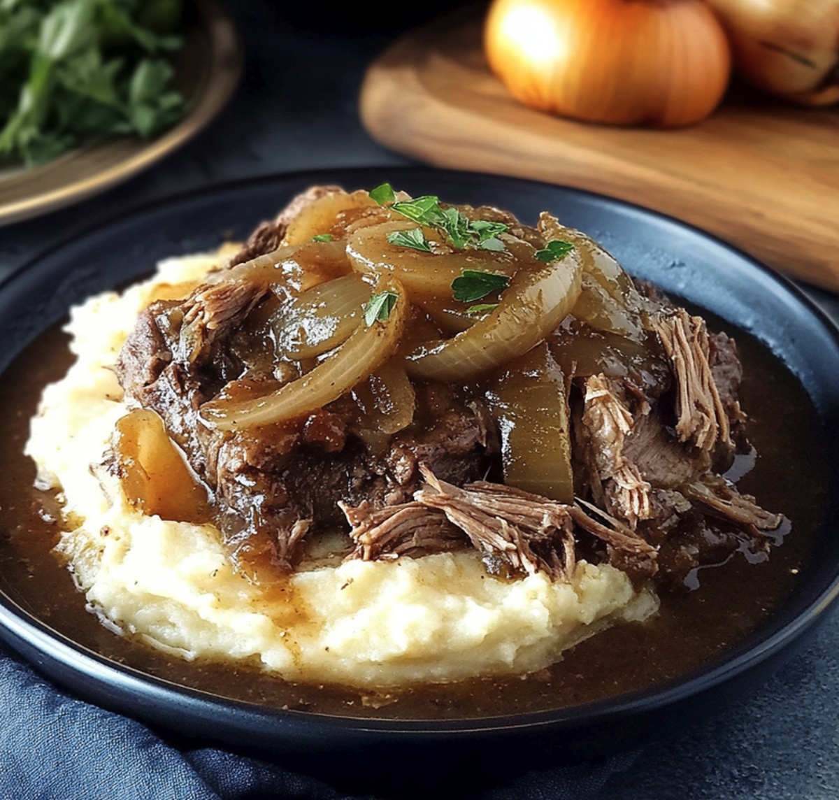 Rustic French Onion Pot Roast Recipe