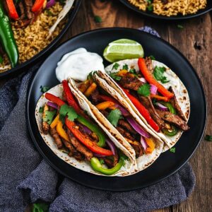 Spicy Portobello Vegan Fajitas Recipe
