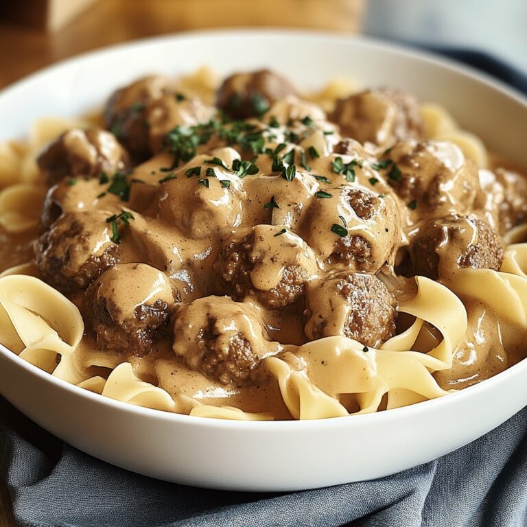 Hearty Meatball Stroganoff Recipe