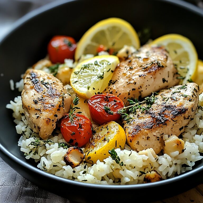Succulent Greek Chicken And Lemon Rice Recipe