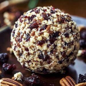 Cranberry Pecan Cheese Ball Recipe
