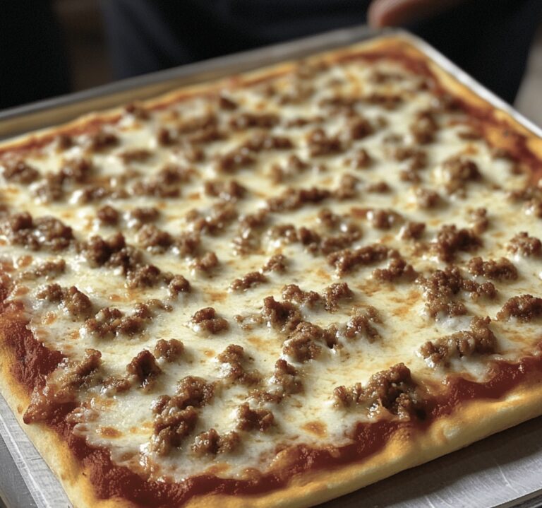 School Cafeteria Pizza Recipe
