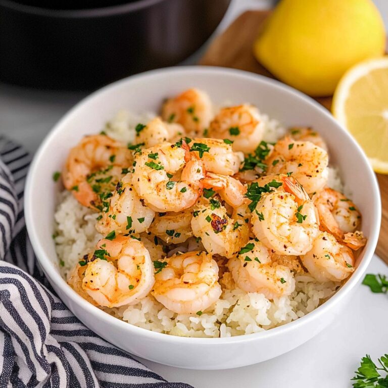 Air Fryer Hawaiian Garlic Shrimp Recipe