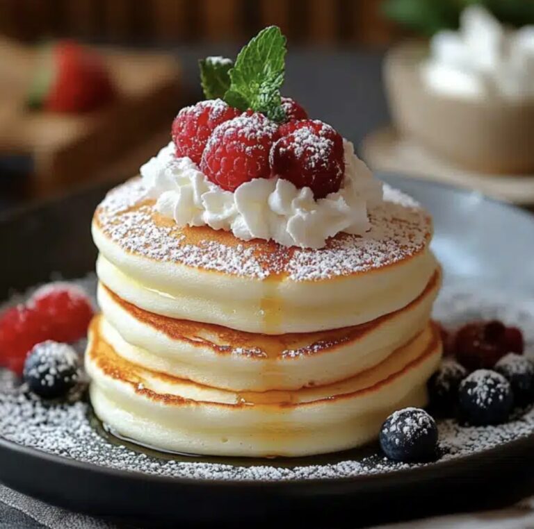 Fluffy Japanese Souffle Pancakes Recipe