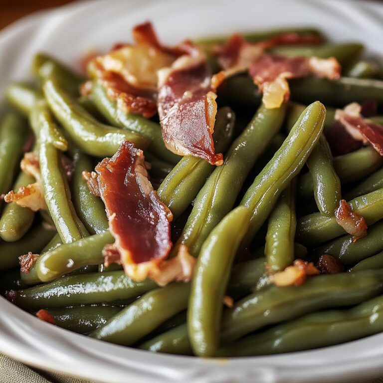 Hearty Southern Crockpot Green Beans Recipe