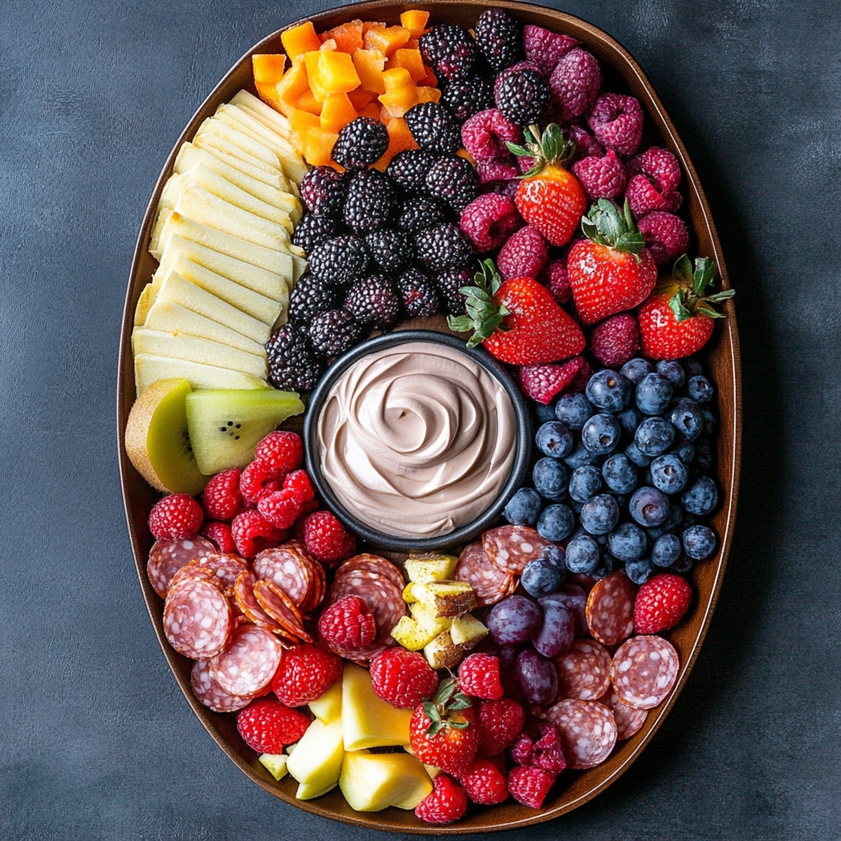 Vibrant Fruit Charcuterie Board Recipe