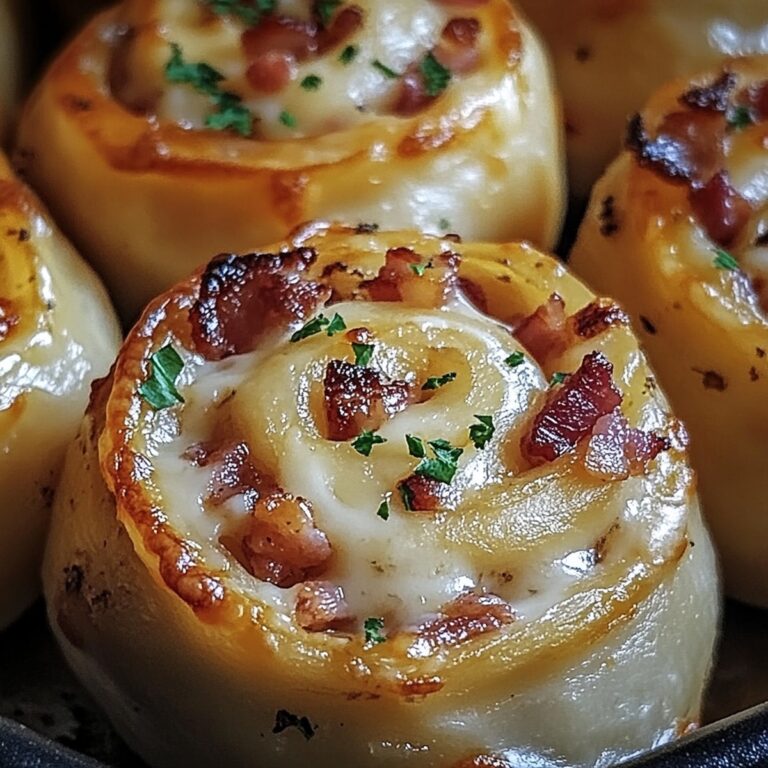 Ooey-Gooey Garlic Butter Bacon Ranch Pizza Rolls Recipe
