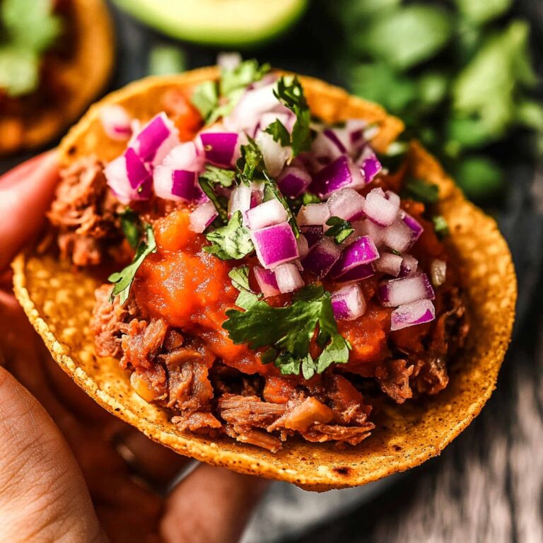 Spicy Tostadas De Tinga Recipe