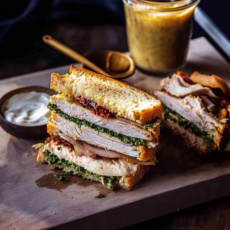 Sun-Dried Tomato Pesto Turkey Sandwich Recipe