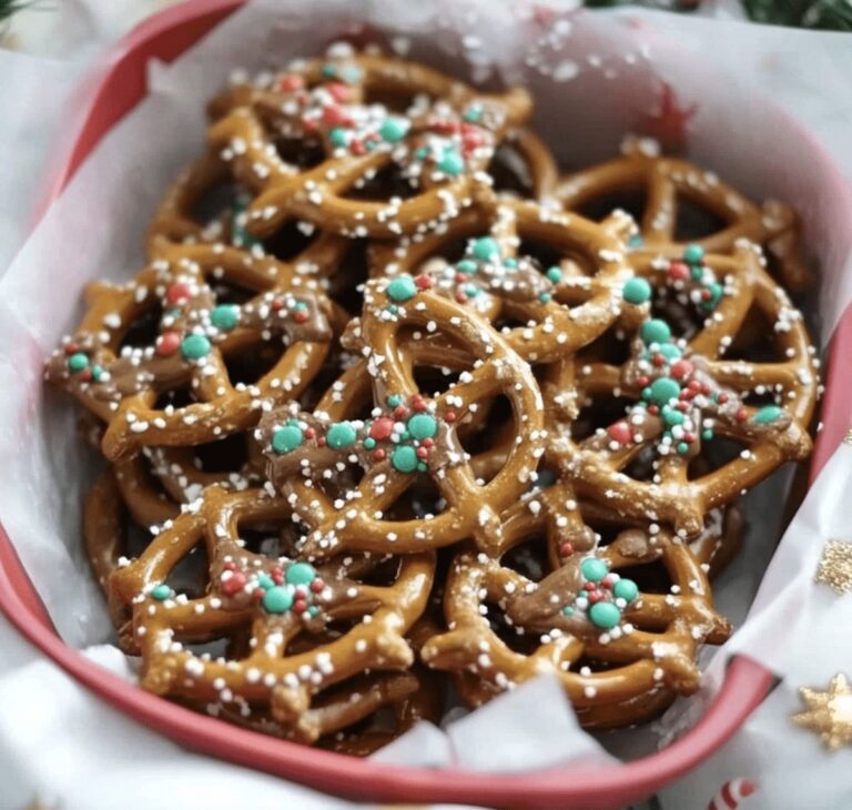 Christmas Rolo Pretzels Recipe