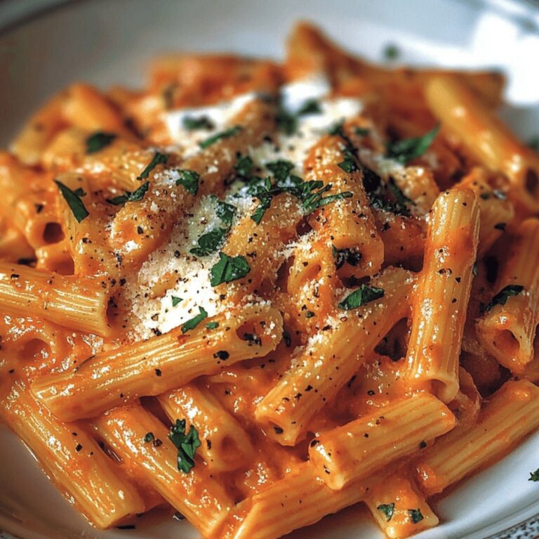 Silky Tomato Garlic Pasta Recipe