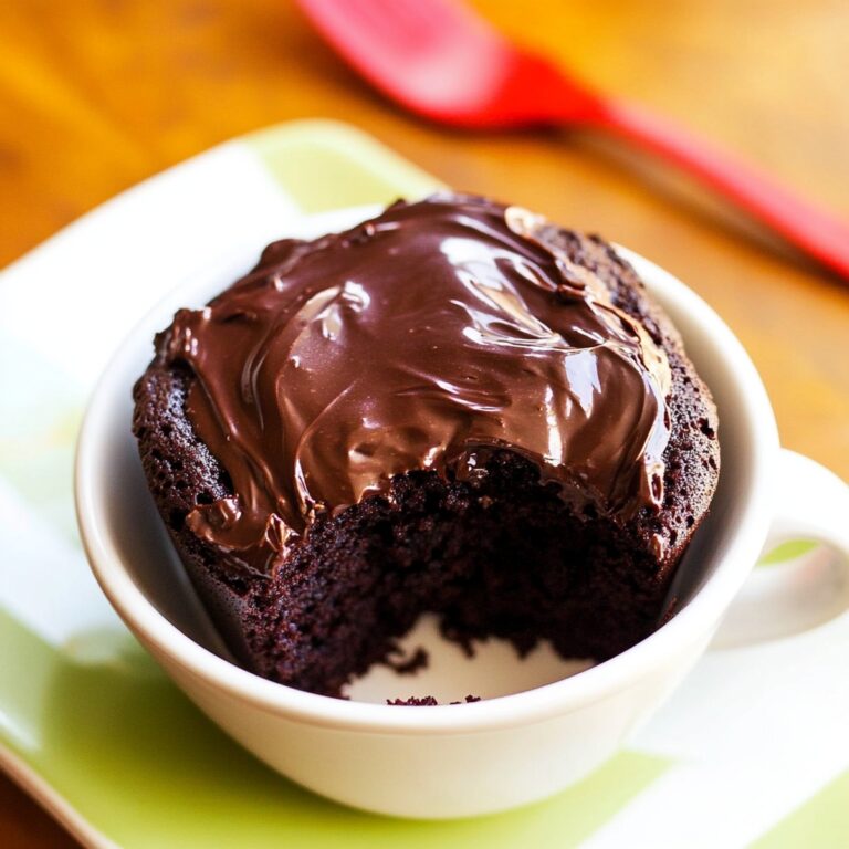 Indulgent Chocolate Mug Cake Recipe