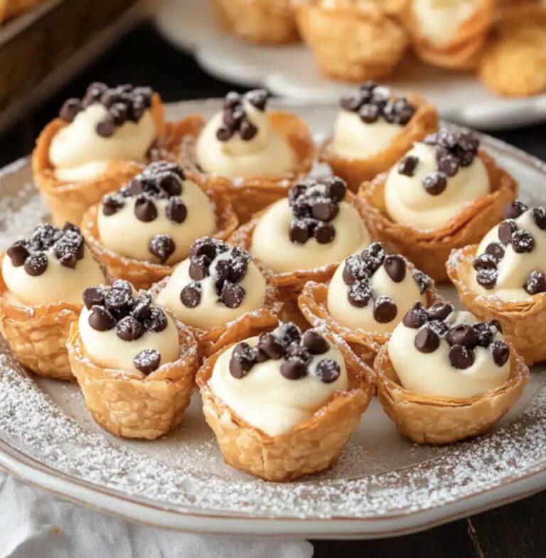Mini Cannoli Cups Recipe