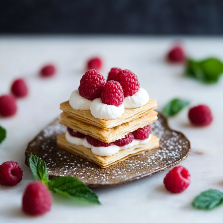 Elegant Raspberry Mille-Feuille Cookies Recipe