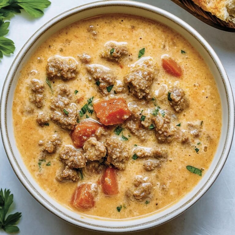 Sausage Parmesan Cream Cheese Soup Recipe