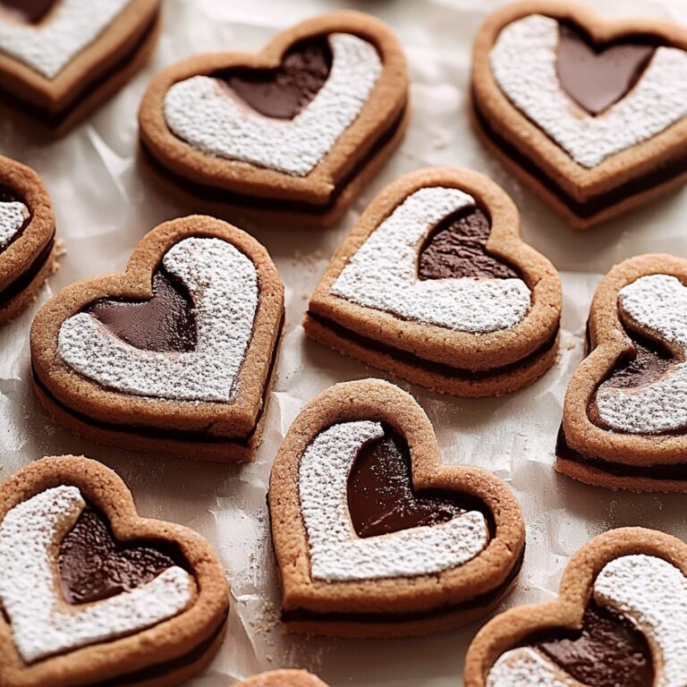 Nutella Linzer Heart Cookies Recipe