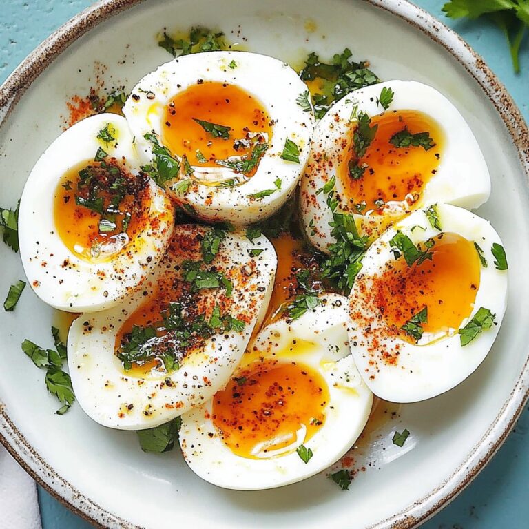 Jammy Eggs With Chili Butter And Garlic Yogurt Recipe