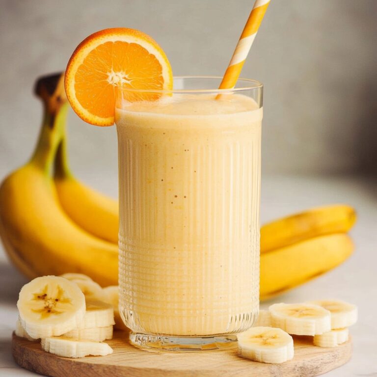 Tropical Orange Banana Smoothie Recipe