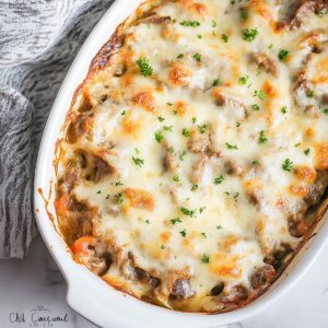 Hearty Philly Cheesesteak Casserole Recipe