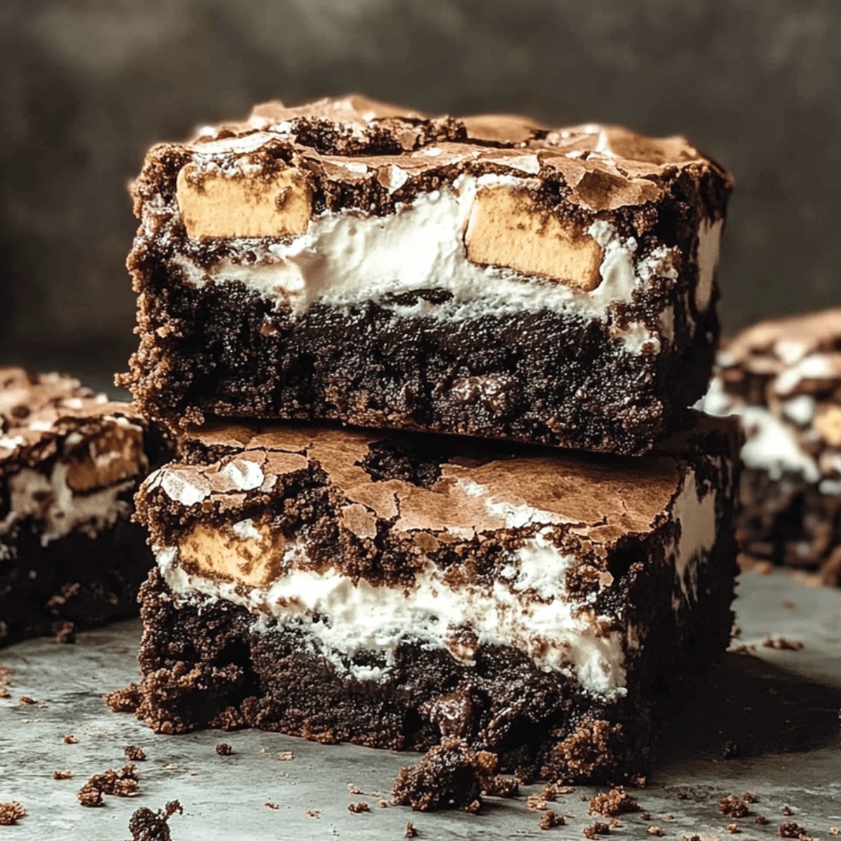 Gooey Smores Brownies Recipe
